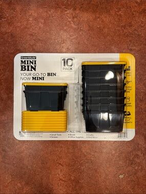 GreenMade Mini Bin 10-Pack in Black and Yellow